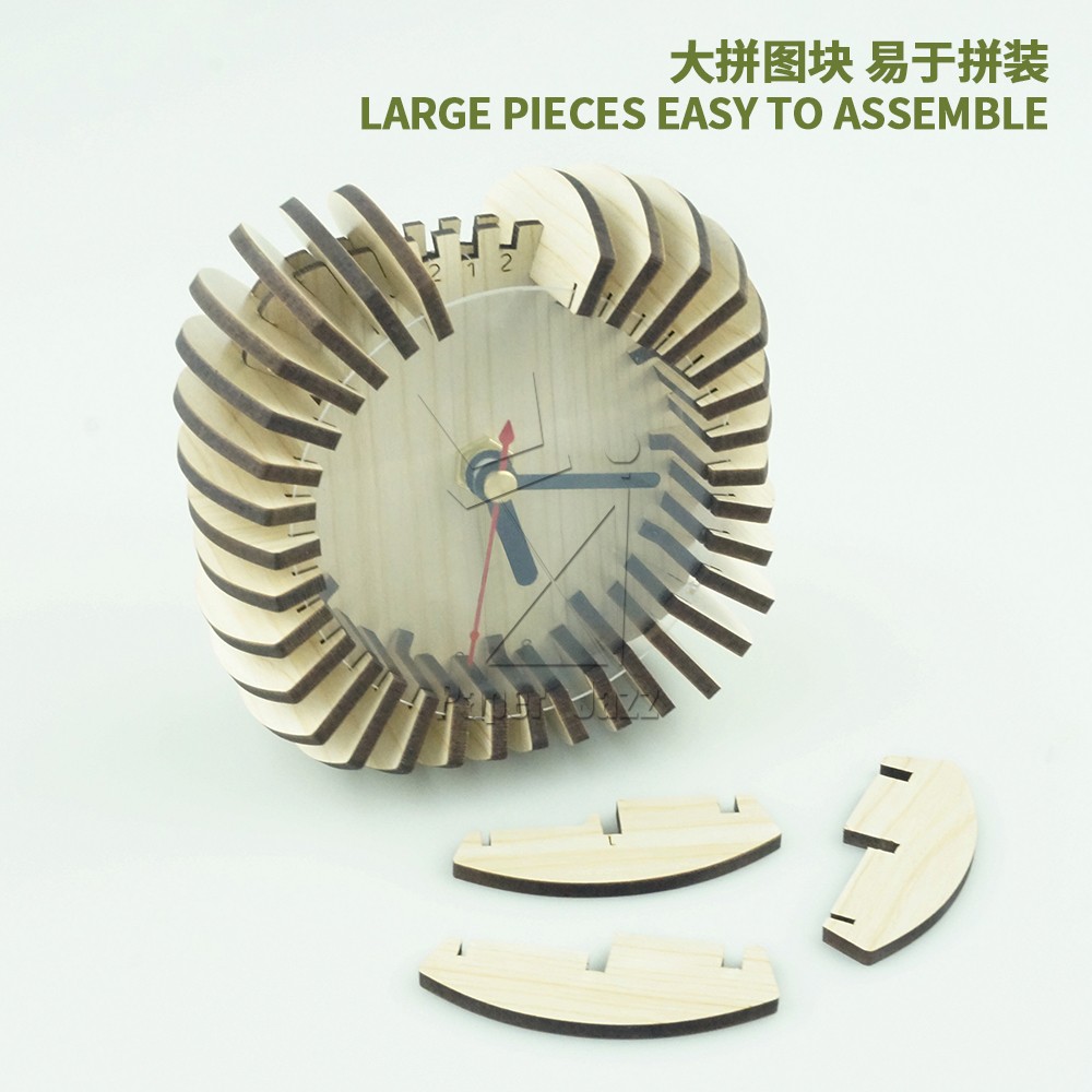 方形桌面时钟 Square desktop clock
