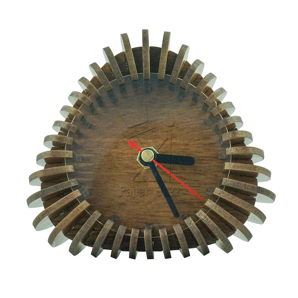三角形桌面时钟 Triangle desktop clock