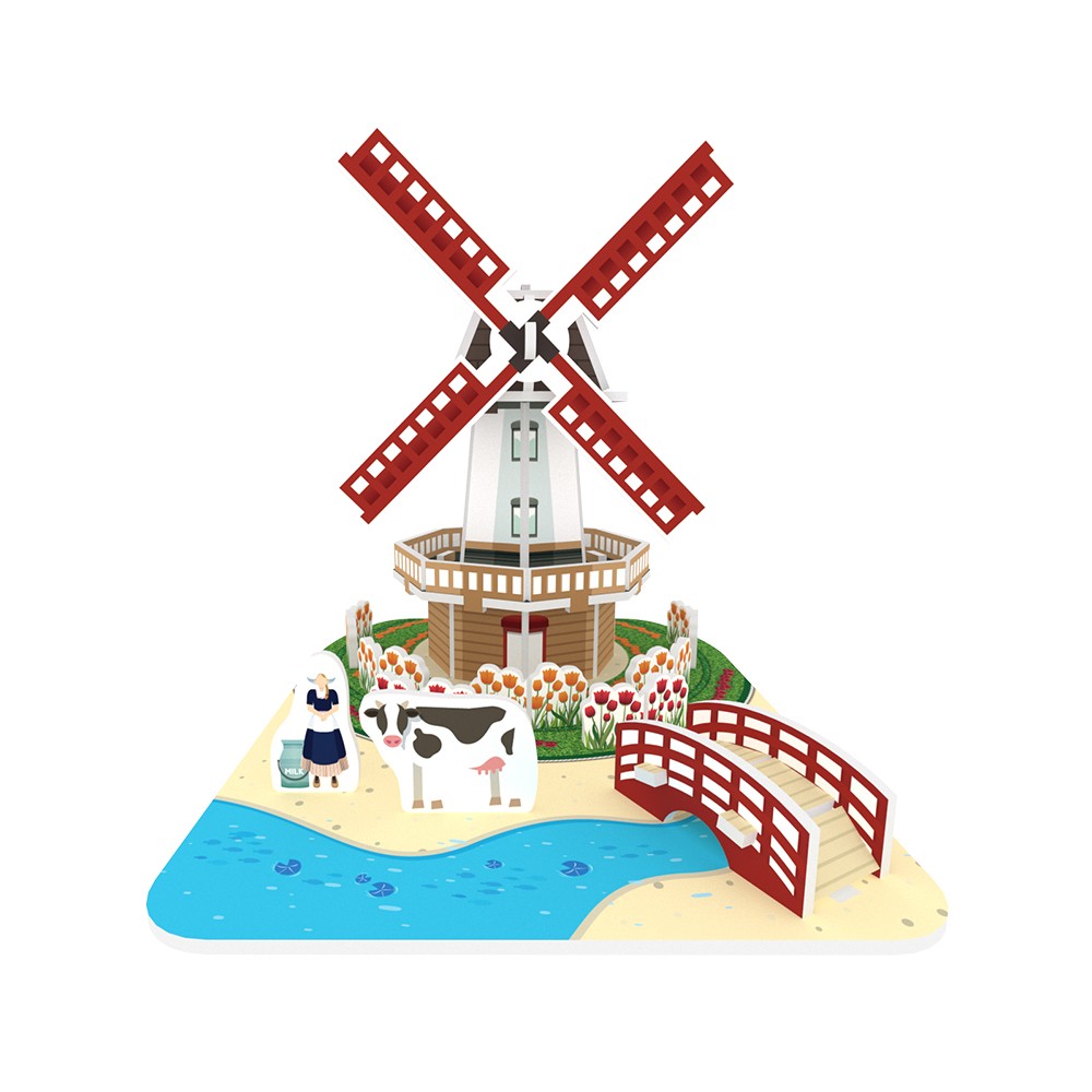 Dutch windmill荷兰风车