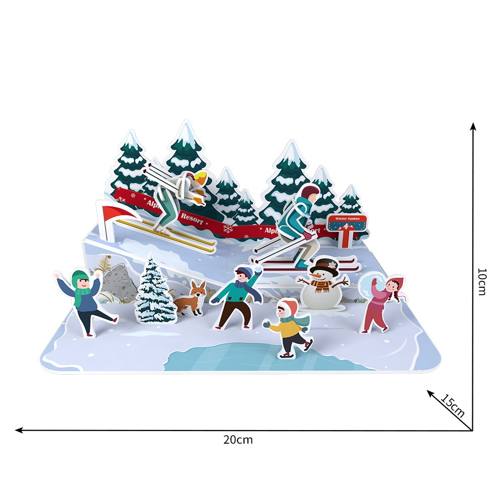 Ski scene滑雪场景