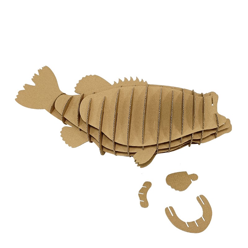 perch 3d puzzle鲈鱼3d拼图