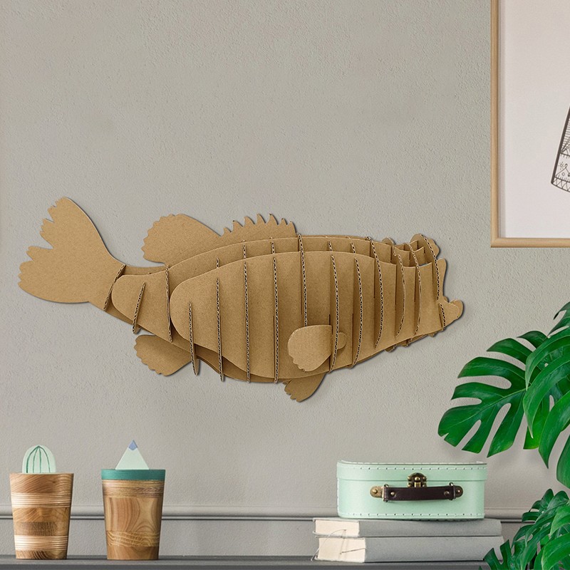 perch 3d puzzle鲈鱼3d拼图