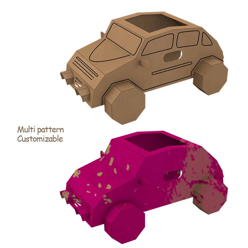 Car cardboard toys汽车纸板玩具