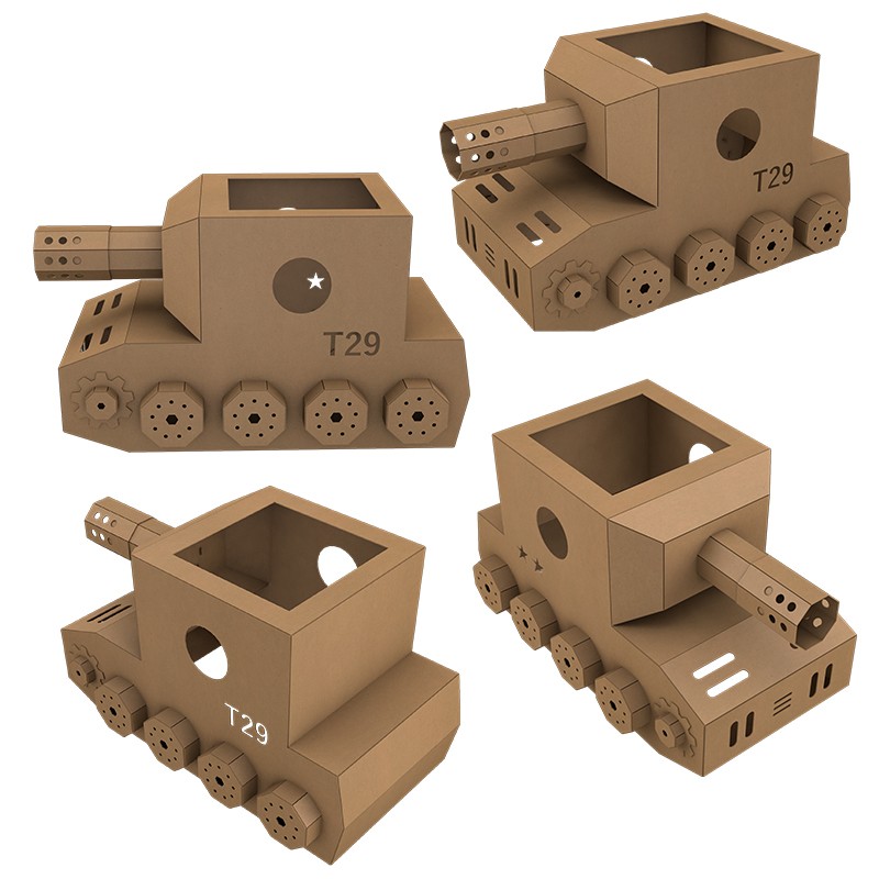 Tank cardboard toy坦克纸板玩具