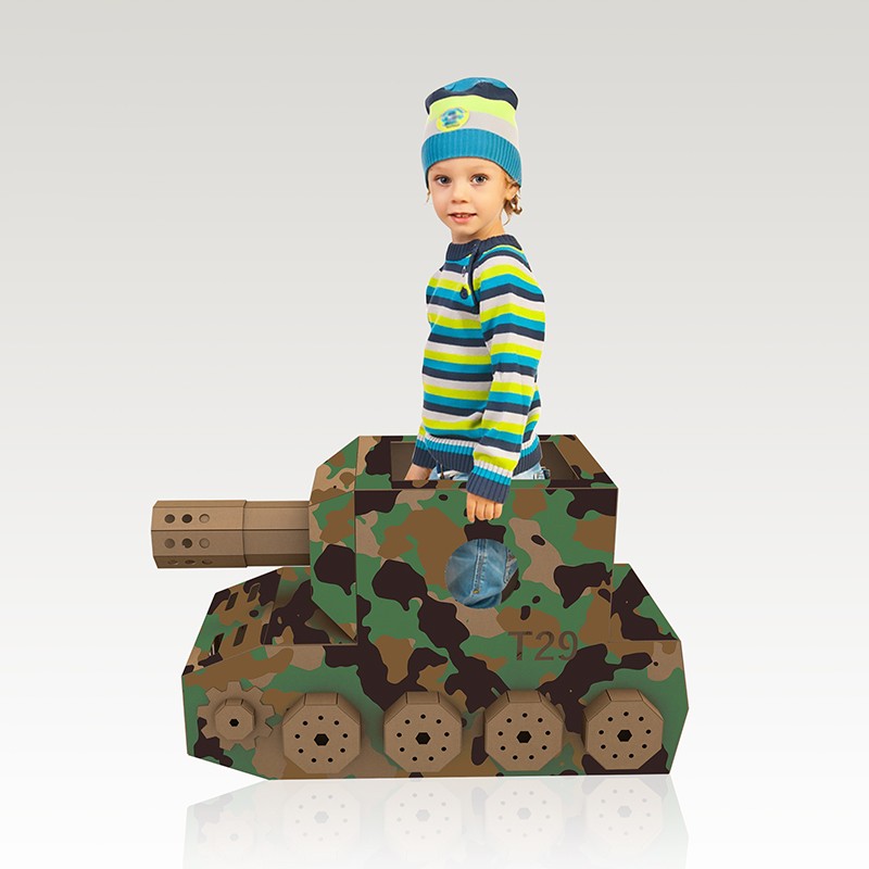 Tank cardboard toy坦克纸板玩具
