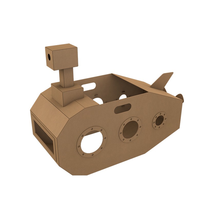 Submarine Cardboard Puzzle潜水艇纸板拼图