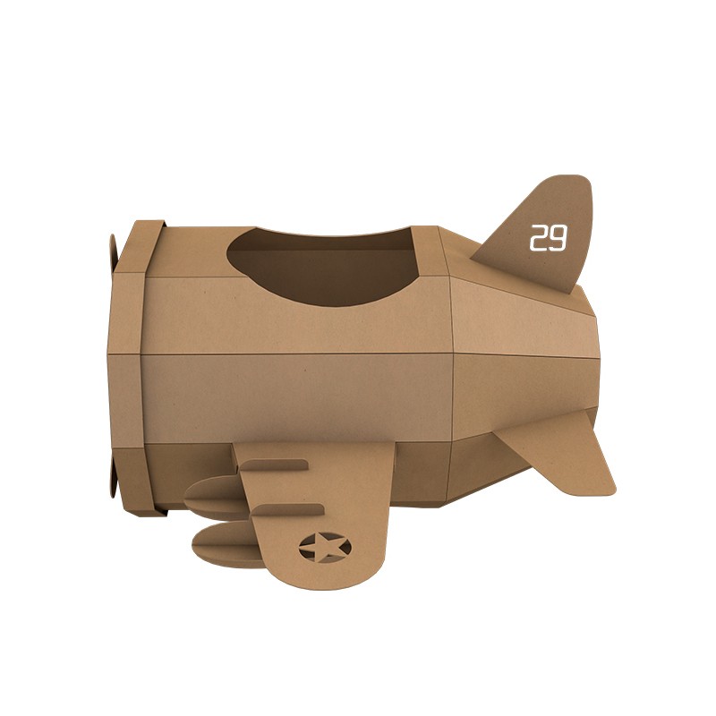 Airplane Cardboard Puzzle飞机纸板拼图