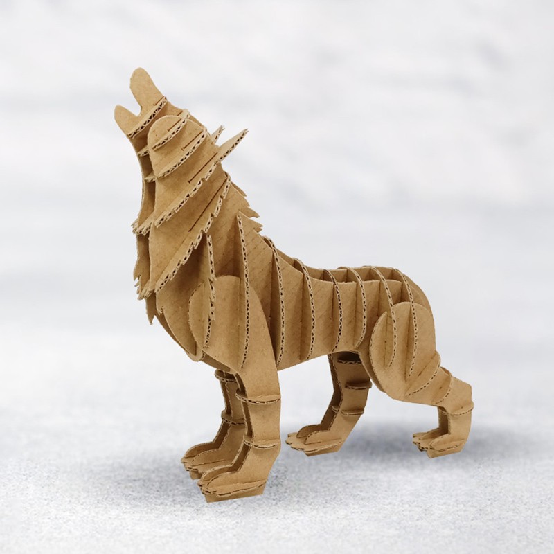 Wolf 3D Puzzle狼摆件