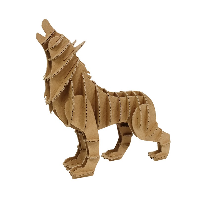 Wolf 3D Puzzle狼摆件