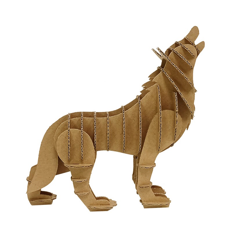 Wolf 3D Puzzle狼摆件