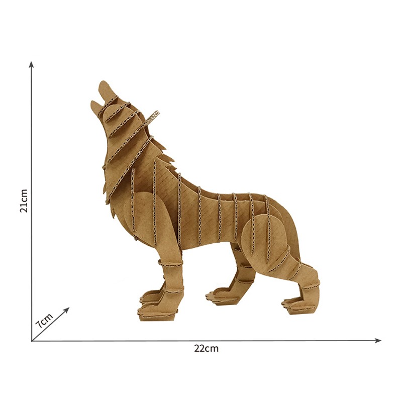Wolf 3D Puzzle狼摆件