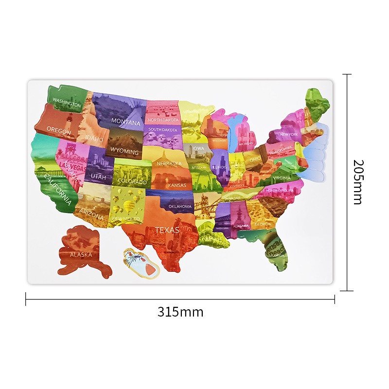 US Map Magnet美国地图磁铁
