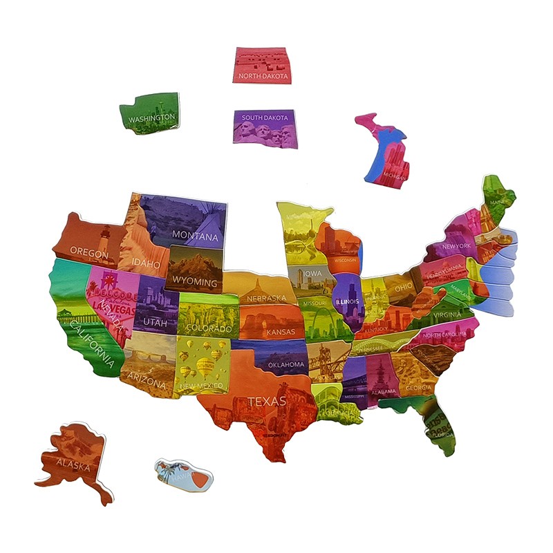 US Map Magnet美国地图磁铁