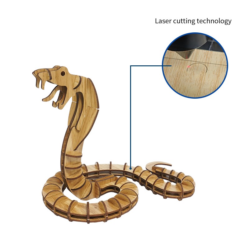 实木蛇摆件Wooden puzzle snake