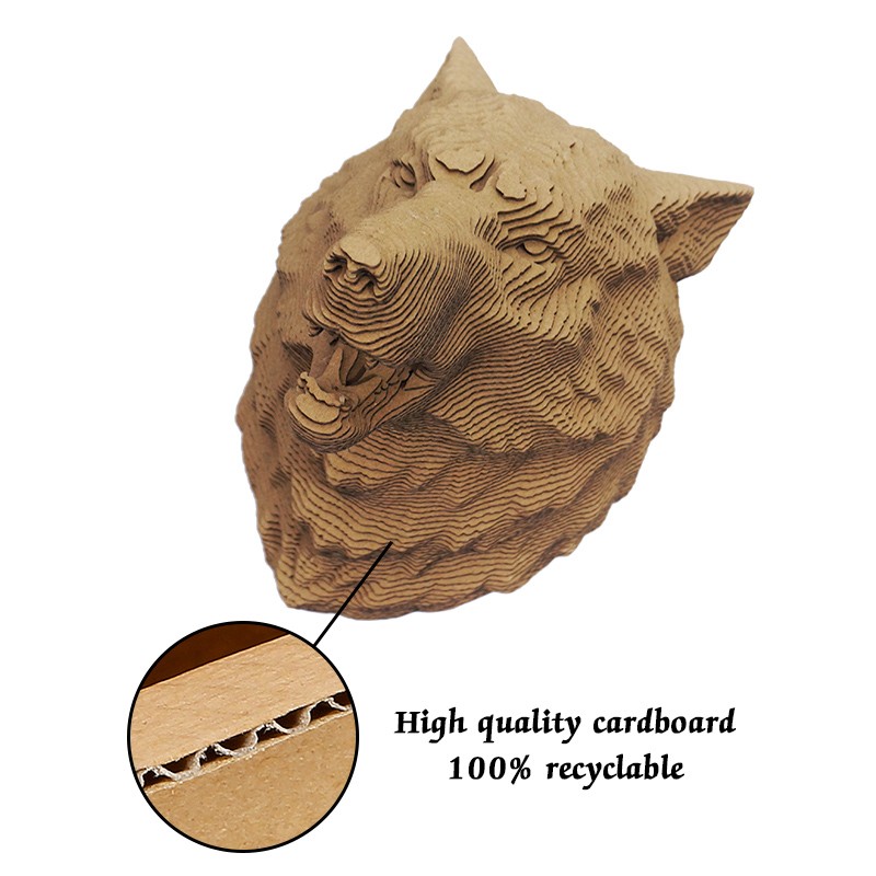狼头摆件Wolf Head Ornament