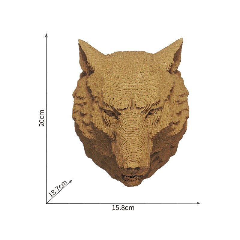 狼头摆件Wolf Head Ornament