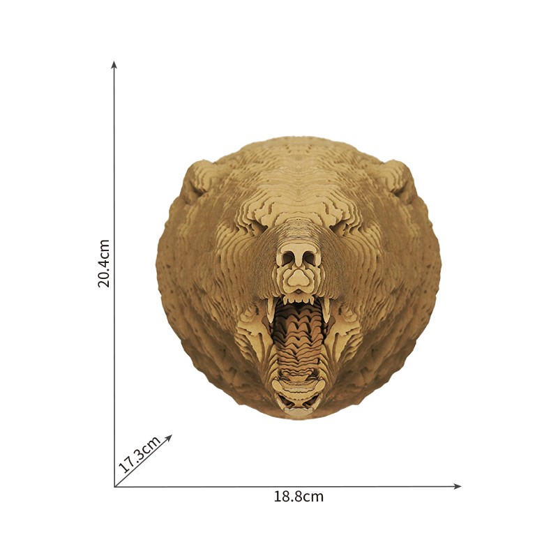 熊头摆件Bear Head Ornament