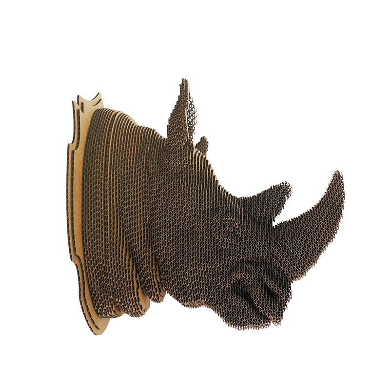 多层犀牛头模型Dicerorhinus 