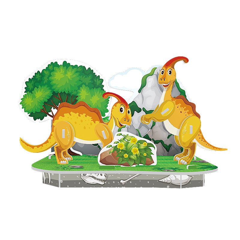 副栉龙Parasaurolophus