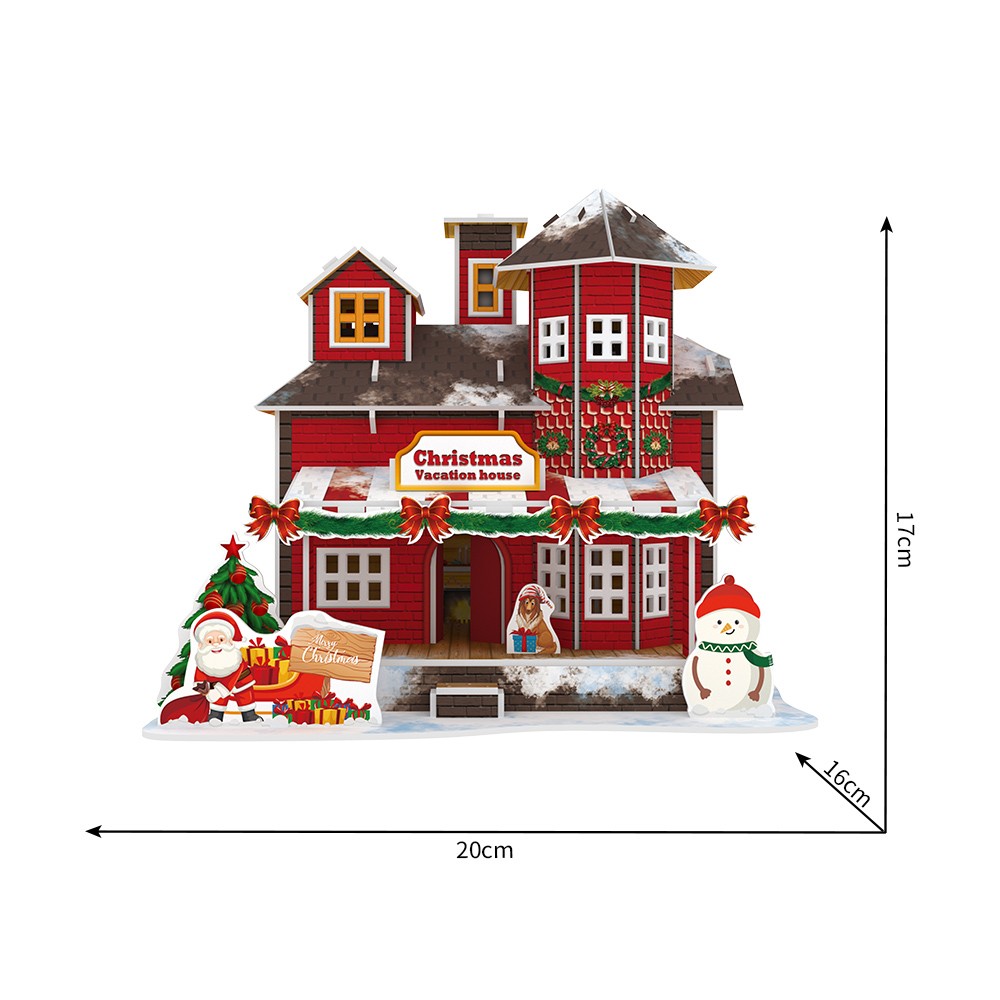 Christmas vacation house圣诞度假屋红色