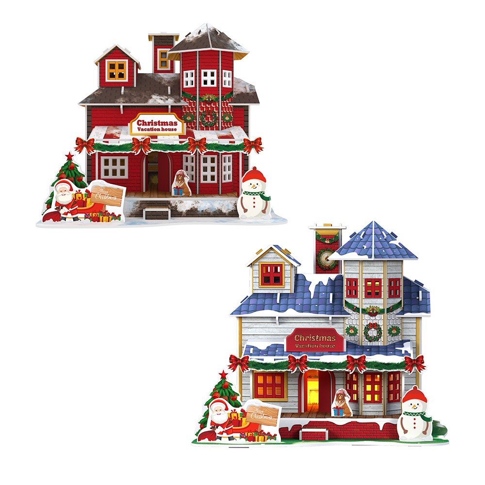 Christmas vacation house圣诞度假屋红色