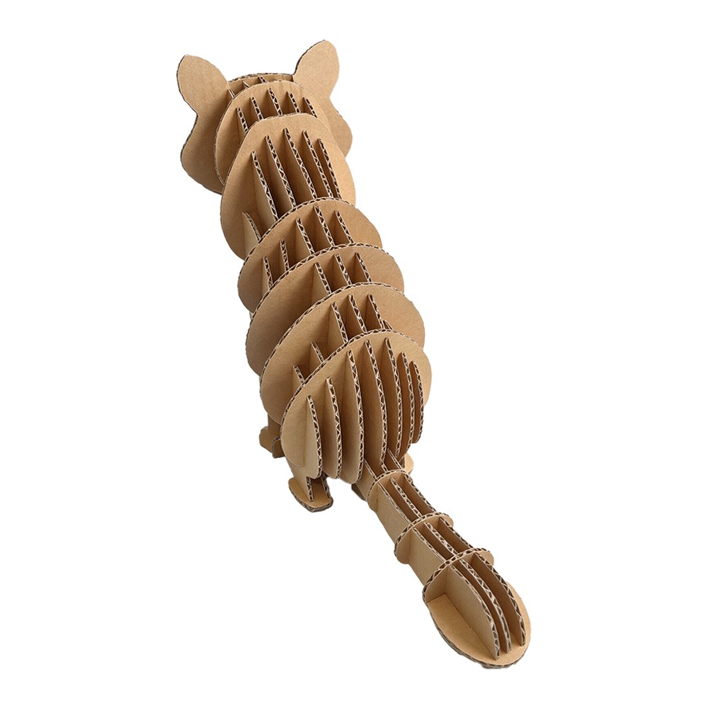 浣熊瓦楞拼图Raccoon corrugated puzzle