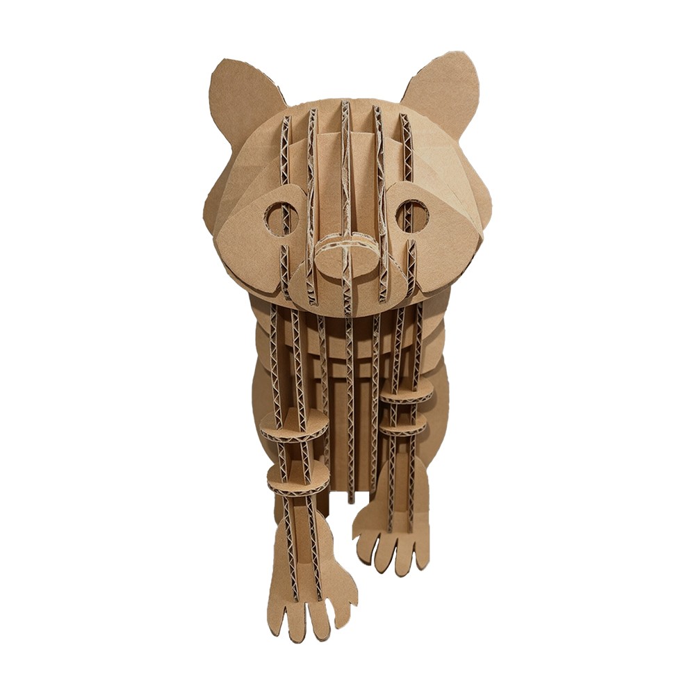浣熊瓦楞拼图Raccoon corrugated puzzle