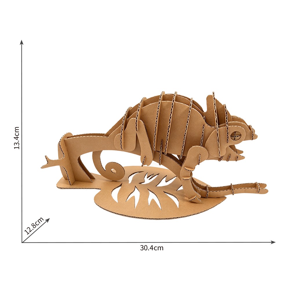 变色龙瓦楞拼图Chameleon corrugated puzzle