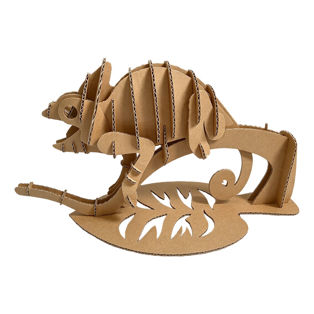 变色龙瓦楞拼图Chameleon corrugated puzzle