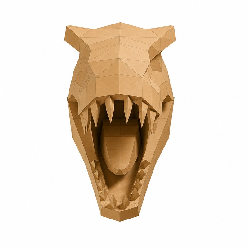 Tyrannosaurus rex瓦楞龙折纸