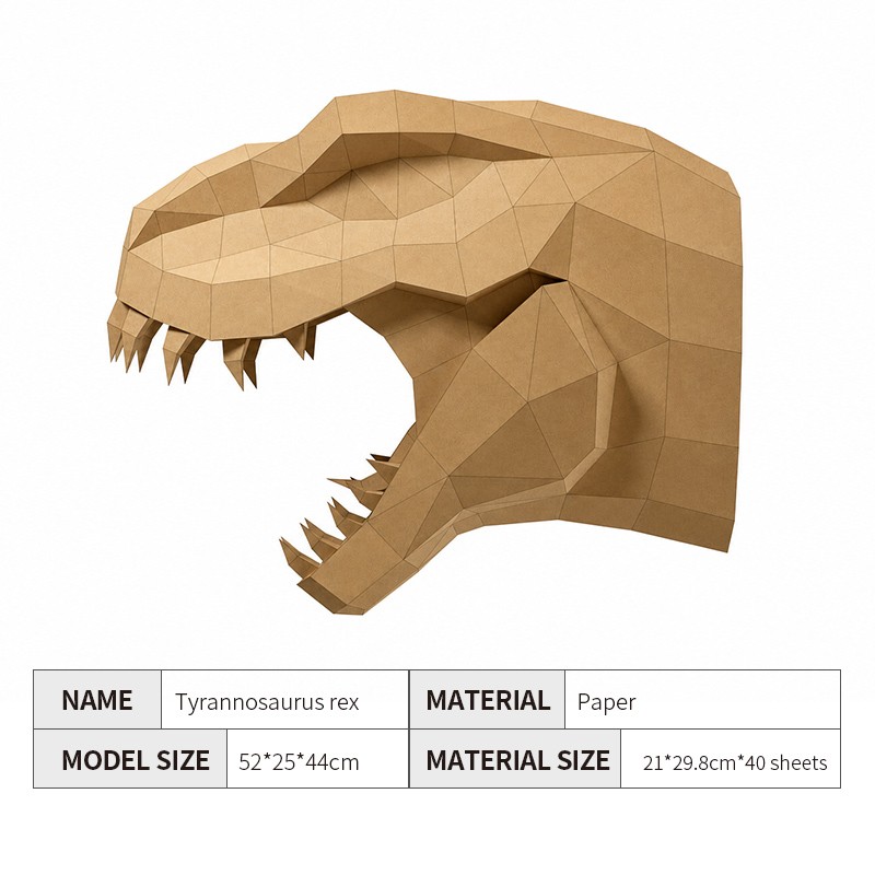 Tyrannosaurus rex瓦楞龙折纸