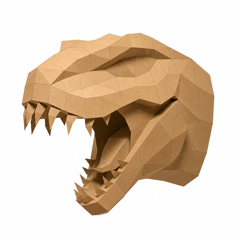 Tyrannosaurus rex瓦楞龙折纸