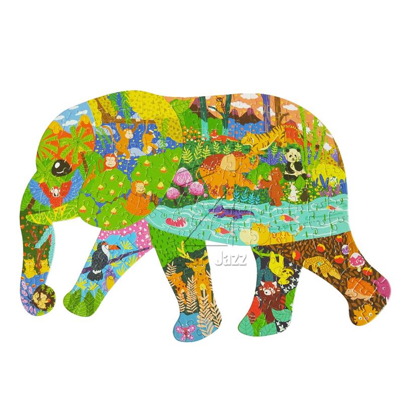 大象异形拼图200pcs Elephant shaped puzzle 200pcs