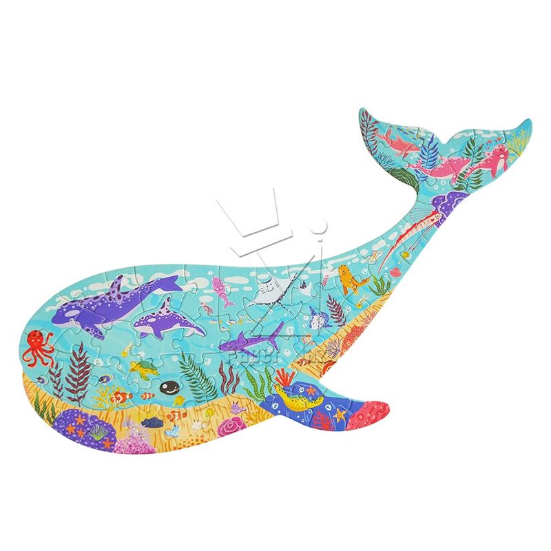 50pcs 鲸鱼拼图 50pcs whale puzzle