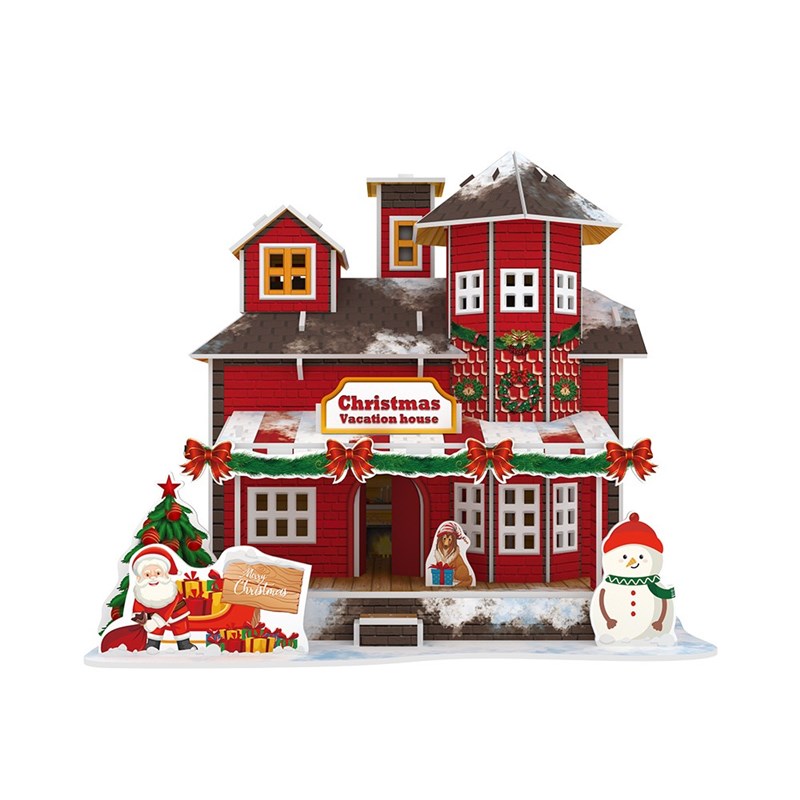 Christmas vacation house圣诞度假屋红色